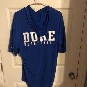 Duke Basketball short sleeve hoodie